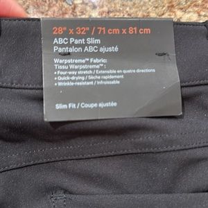 Brand new with tags. Lululemon black men’s ABC pant slim 28 x 32.